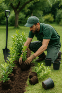 Comment planter une haie avec mes jardiniers