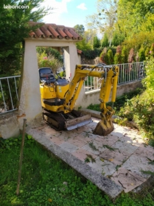 mini-pelle de mes Jardiniers à Nantes