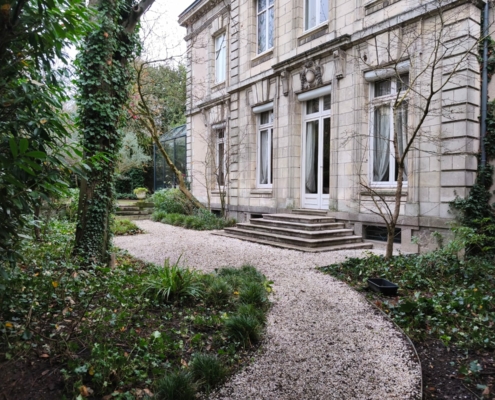 création d'un massif à Nantes - Chantenay